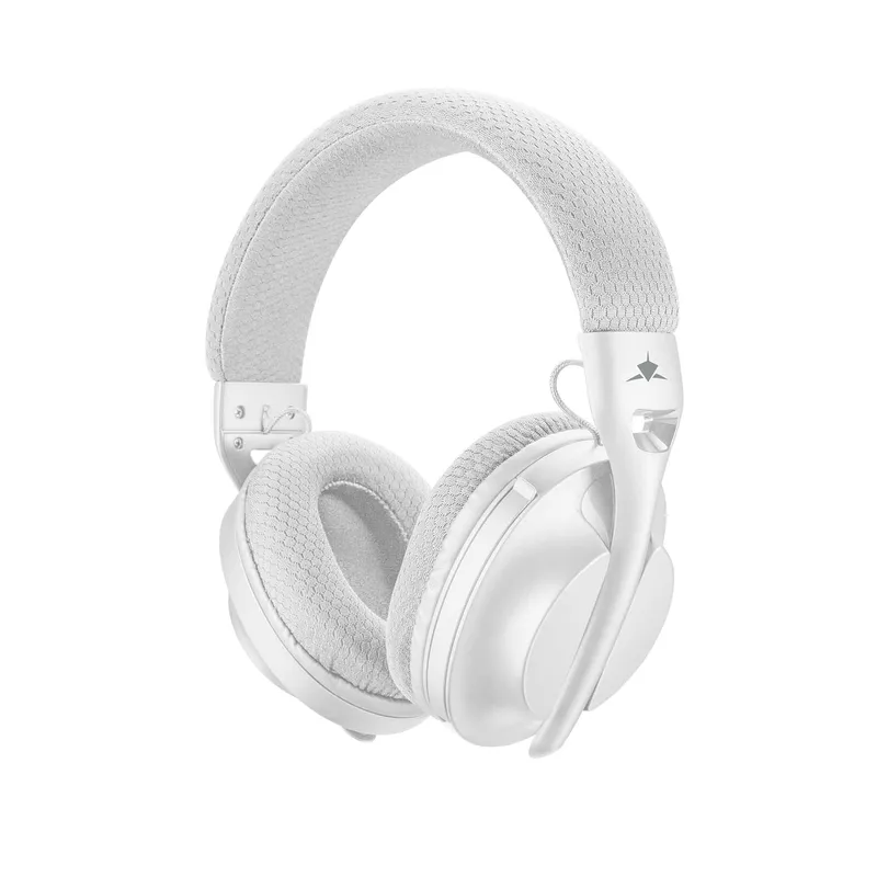 White Shark FALCON Trådlöst On-Ear Spelheadset Vit/Grå - 9450506