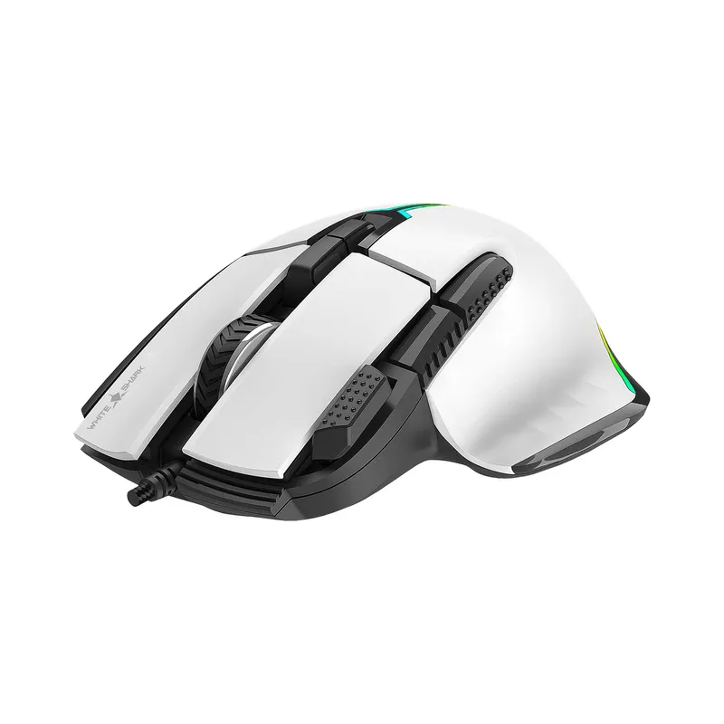White Shark MARROK Spelmöss 9D 12.000dpi Vit - 7327117