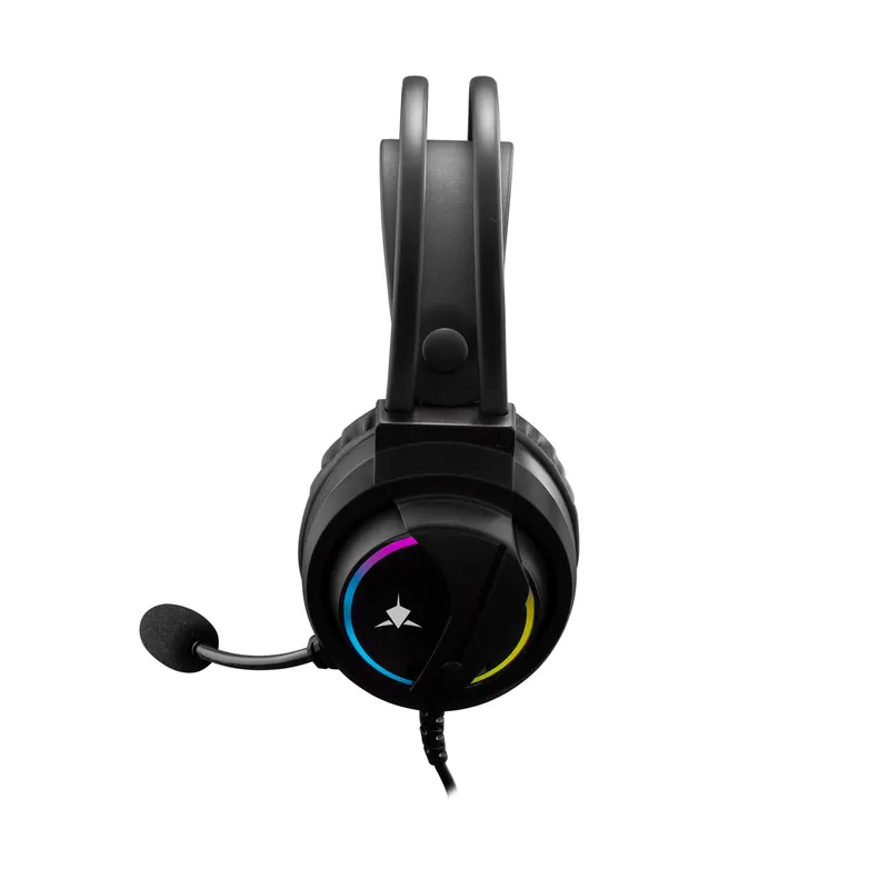 White Shark WOLF On-Ear Spelheadset Svart - 7326739