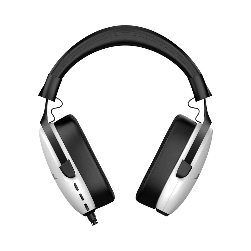 White Shark FOX Over-Ear Spelheadset Vit/Svart - 9450739