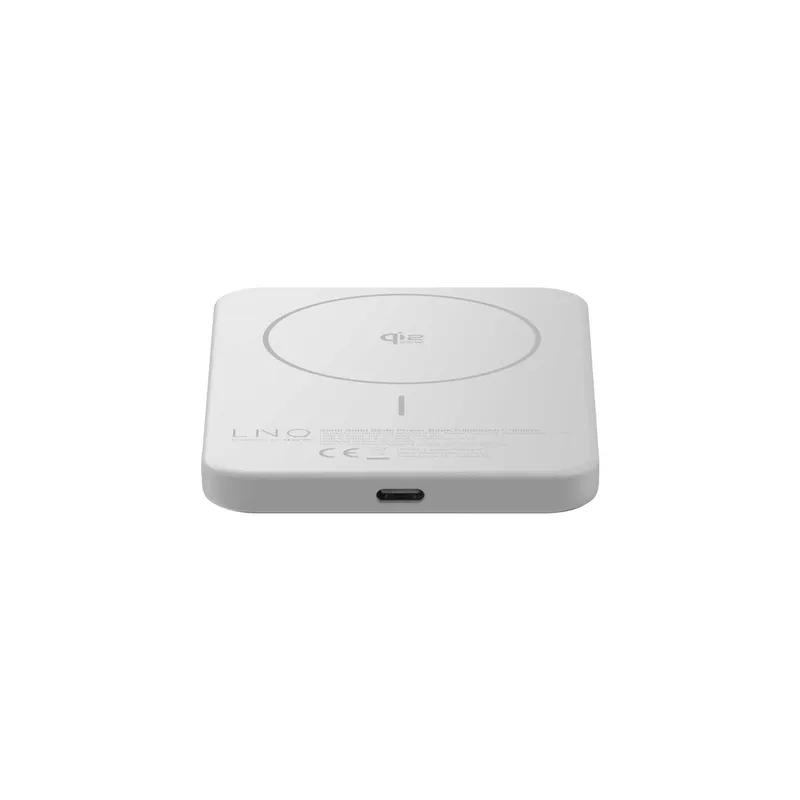 LINQ Magnetisk Trådlös QI2.2 Power Bank 25W/5.000mAh Silver - 7462338
