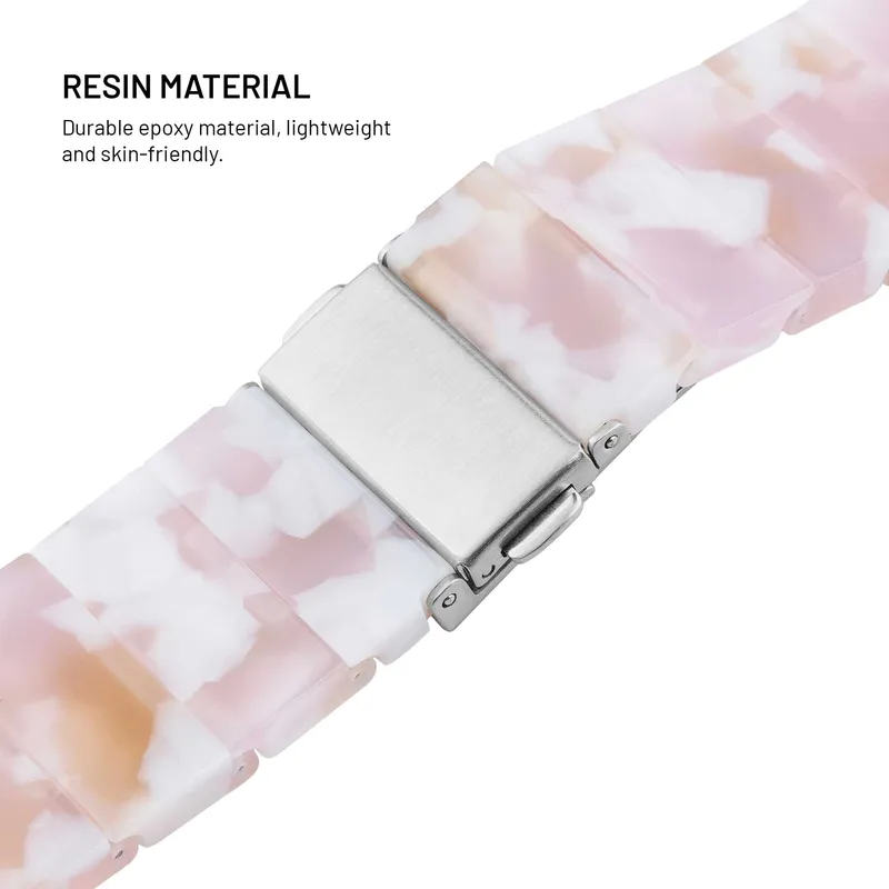 FIXED Resinarmband för Apple Watch 38/40/41mm Godisrosa - 8019109