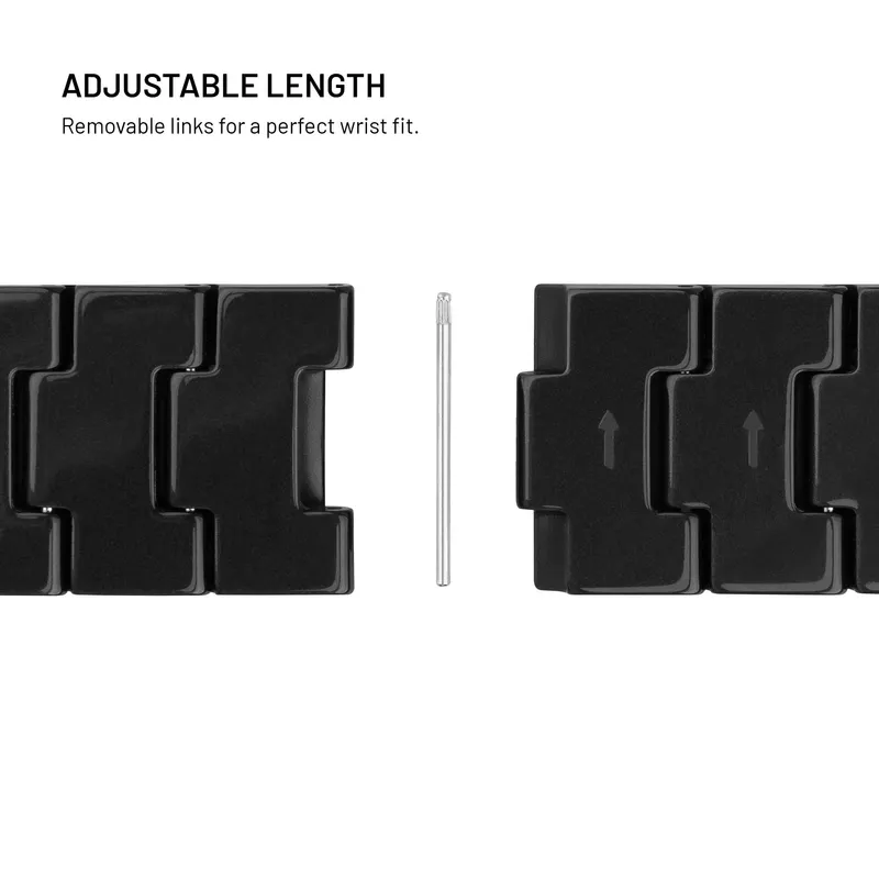 FIXED Resinarmband för Smartwatch 22mm Kolsvart - 8019113