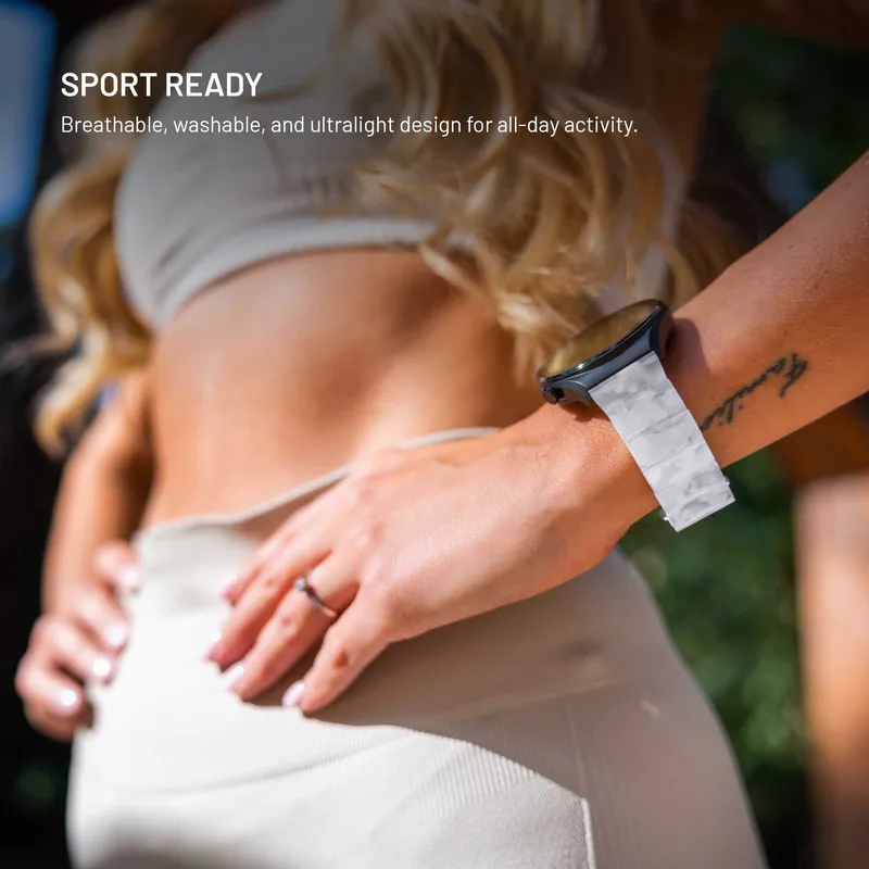FIXED Resinarmband för Smartwatch 22mm Kolsvart - 8019113