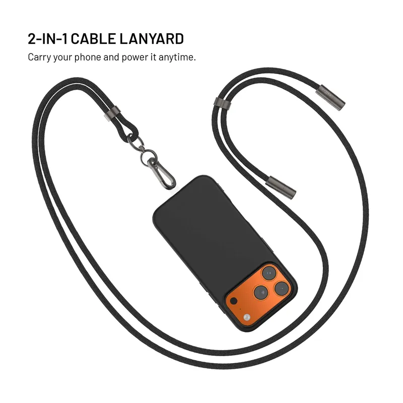 FIXED Nackkabel USB-C/USB-C 1,6m PD 60W Svart - 8019231