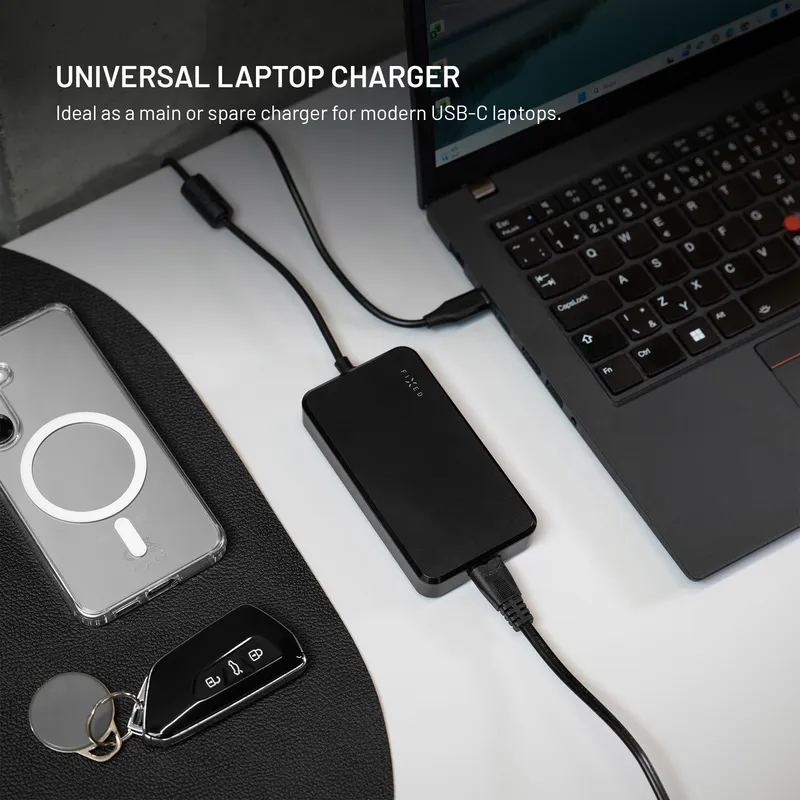 FIXED Super Snabb GaN Laptop Laddare 100W USB-C 3m - 8019457