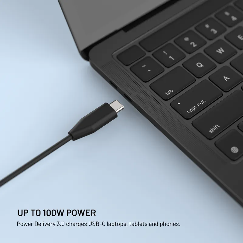 FIXED Super Snabb GaN Laptop Laddare 100W USB-C 3m - 8019457