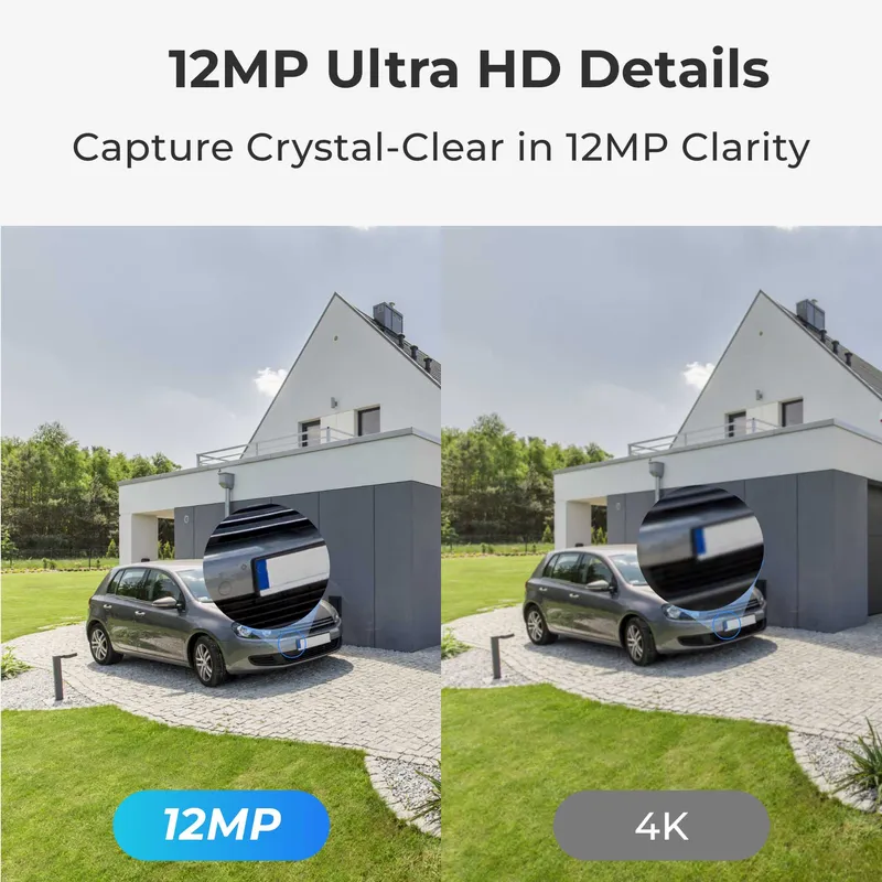 Reolink P344 UHD PoE-kamera för utomhusbruk Vit - 5398430