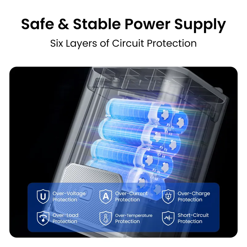 Reolink uppladdningsbart 12.800mAh batteri IP67 Vit - 3022867