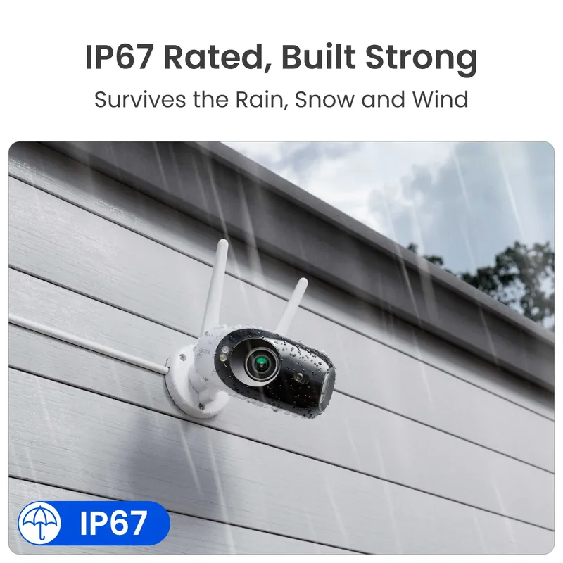 Reolink Elite Wifi 4K Utomhuskamera 180° Vit - 8503103