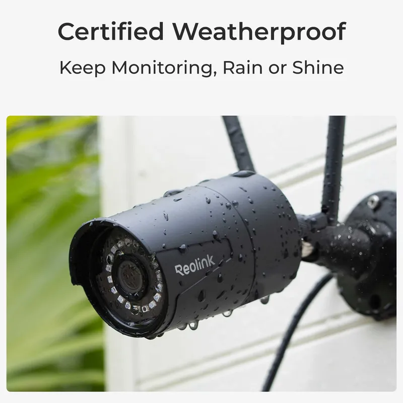 Reolink RLC-510WA (W320-B) WiFi-kamera Smart detektering Svart - 5398434