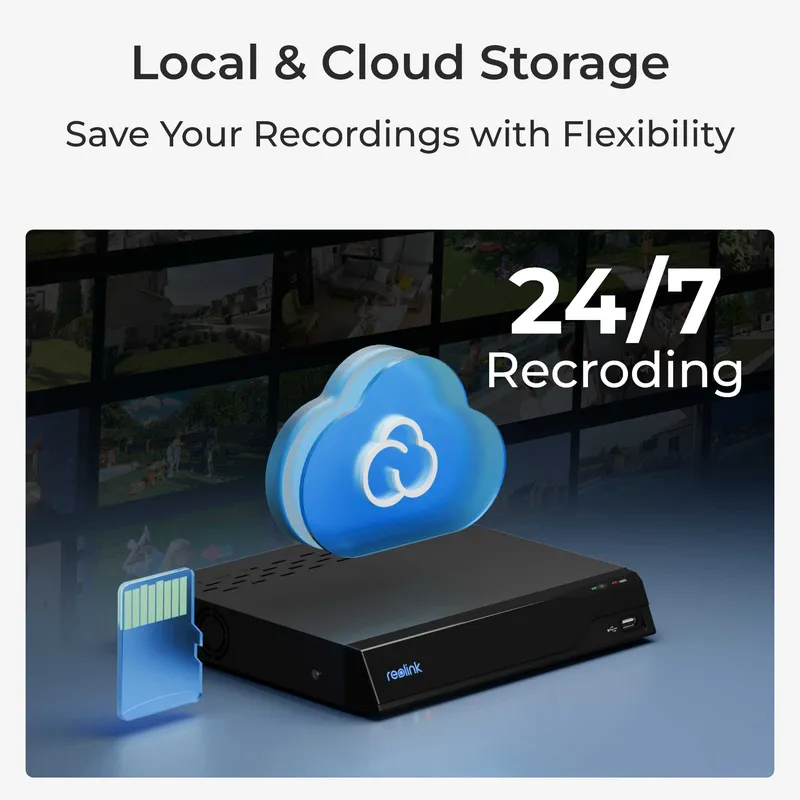 Reolink E1 Utomhus (E540-B) Smart PTZ WiFi-kamera Svart - 3022845
