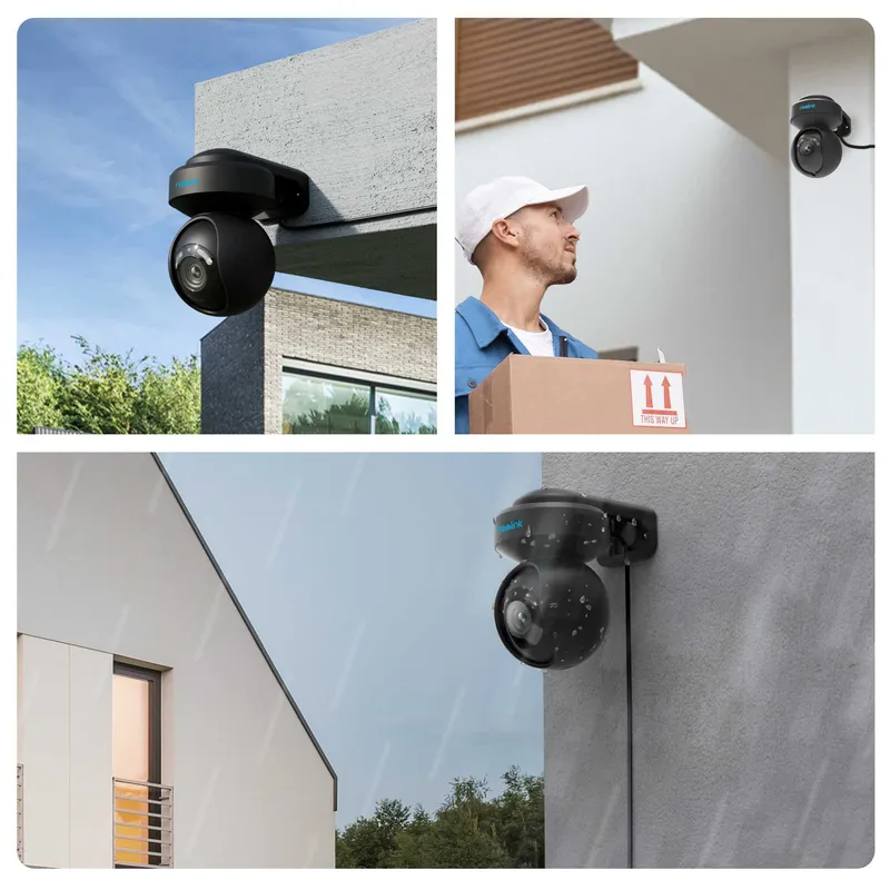 Reolink E1 Utomhus (E540-B) Smart PTZ WiFi-kamera Svart - 3022845