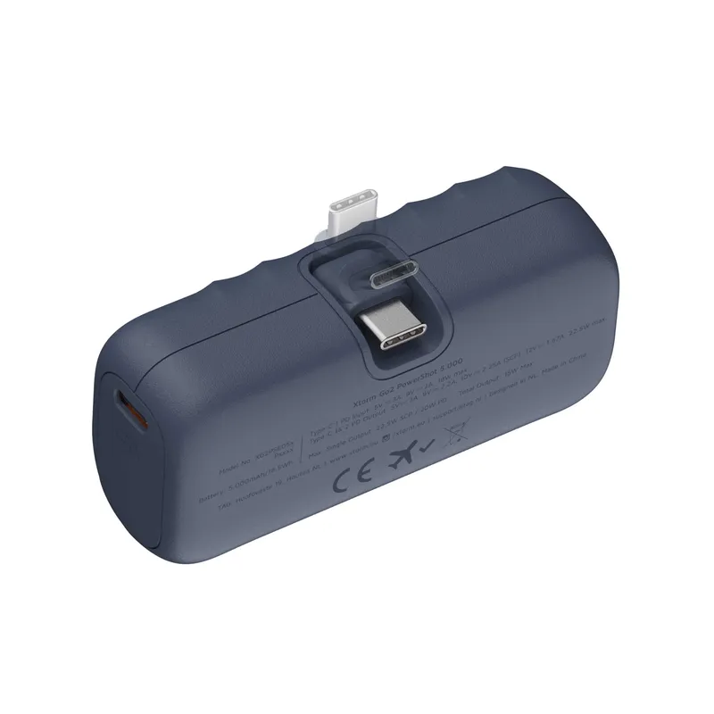 Xtorm Power Bank USB-C PD 20W 5.000mAh/2xUSB-C Blå - 9510324