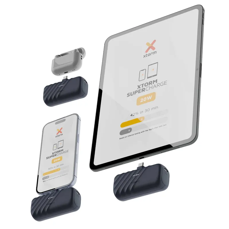 Xtorm Power Bank USB-C PD 20W 5.000mAh/2xUSB-C Blå - 9510324