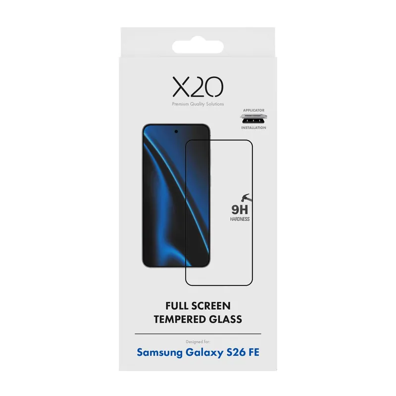 X2O Premium Full Screen Skärmskyddsglas Samsung Galaxy S26 FE - 3410371