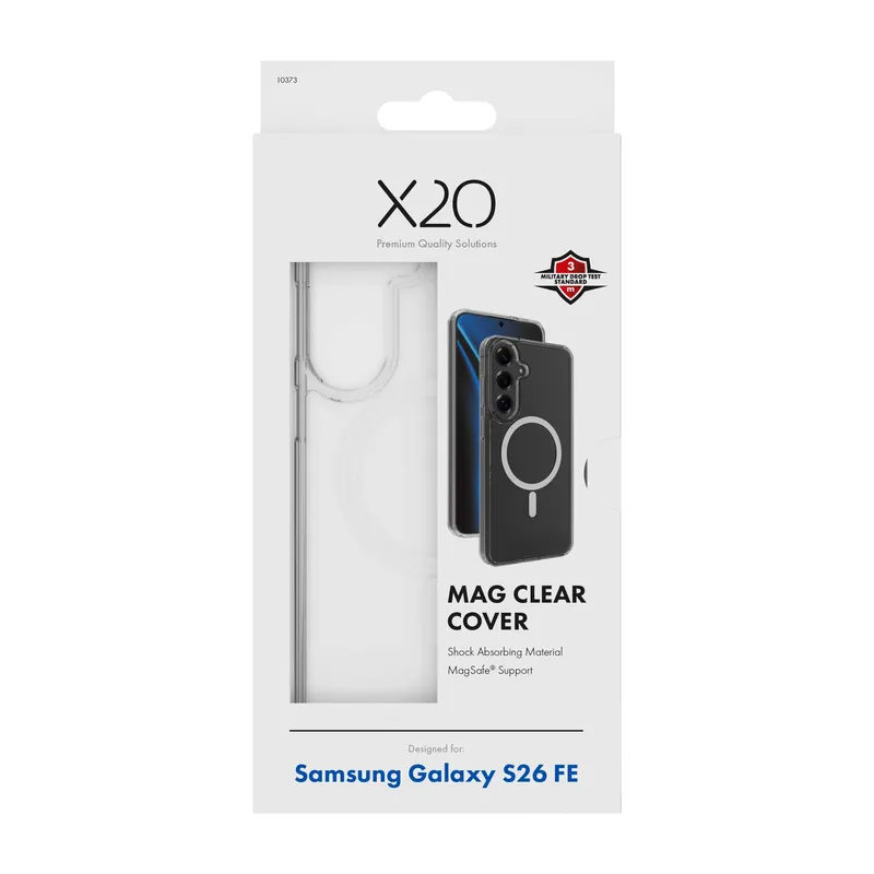 X2O Mag Clear Skal Samsung Galaxy S26 FE Transparent - 3410373