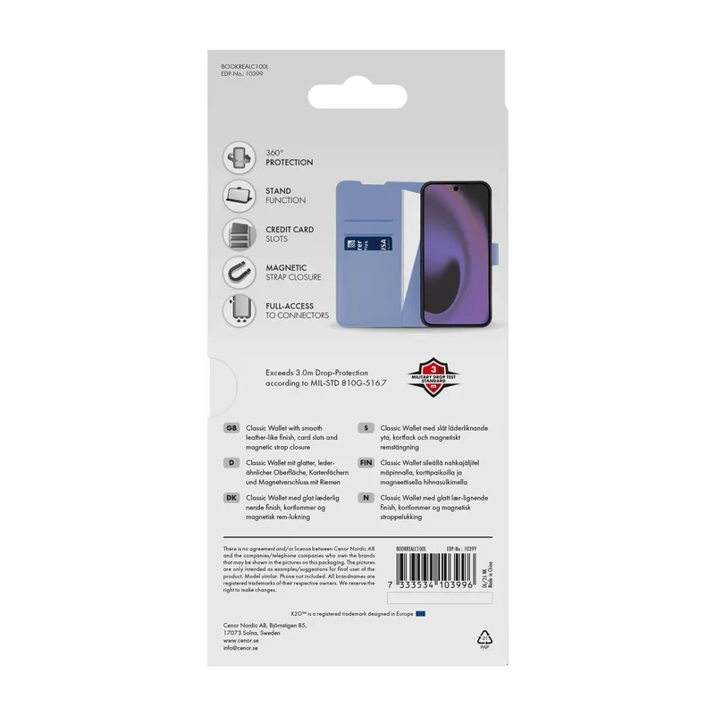 X2O Classic Wallet Realme C100 Lavender - 3410399
