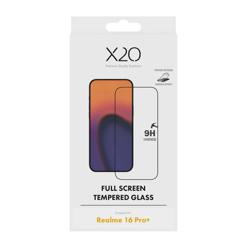 X2O Full Screen Skärmskyddsglas Realme 16 Pro+ - 3410288