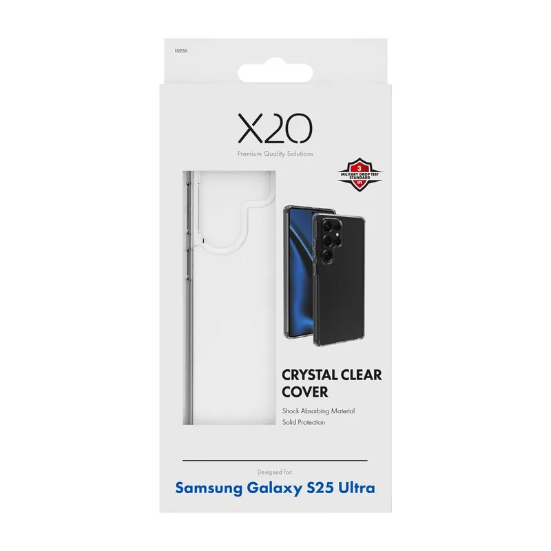 X2O Crystal Clear Skal Samsung Galaxy S25 Ultra Transparent - 3410256
