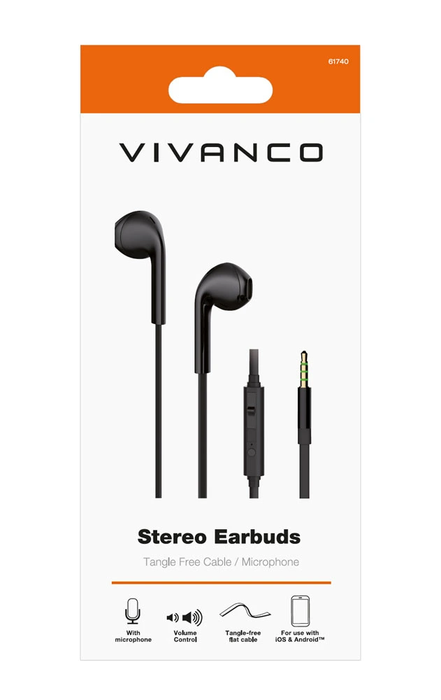 Vivanco Smart Pro In-Ear Headset Svart - 2861740