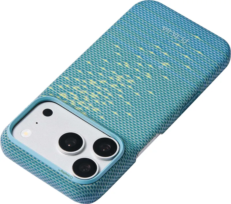 Pitaka Edge MagSafe Fodral Apple iPhone 18 Pro/17 Pro Lucid Blue - 5437096
