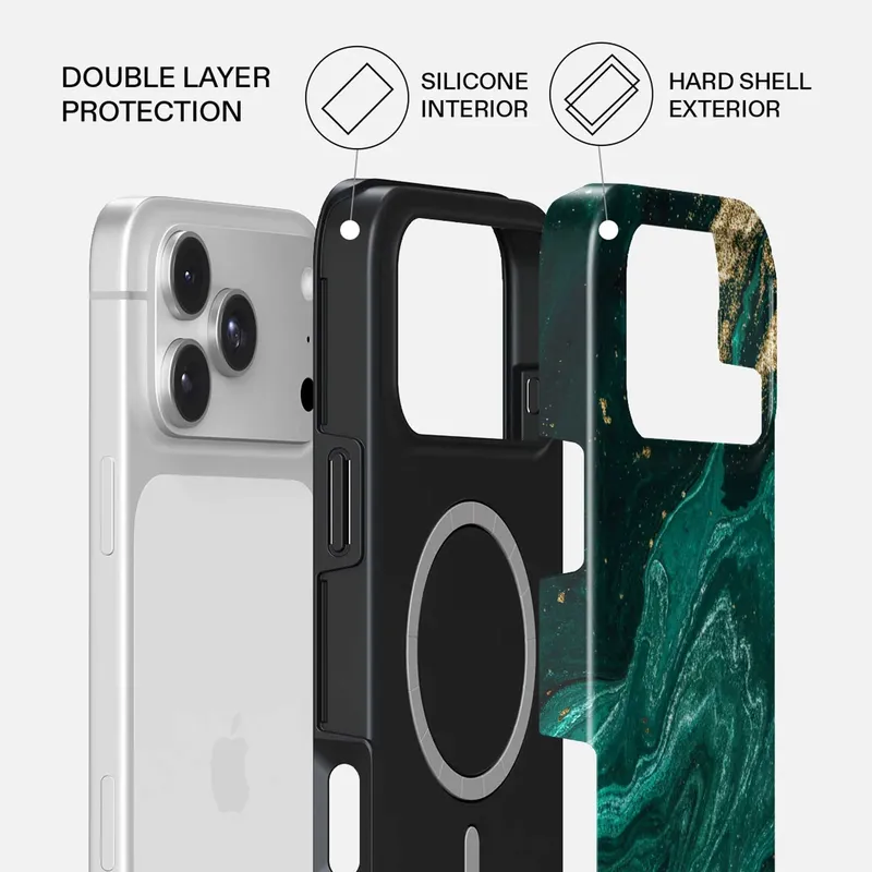 Burga Emerald Pool - Apple iPhone 18 Pro Tough MagSafe Skyddsskal - 5738308