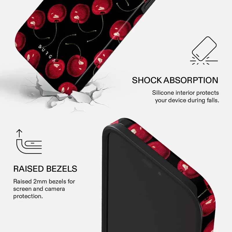 Burga Cherrybomb - Apple iPhone 18 Pro Tough MagSafe Skyddsskal - 5739752