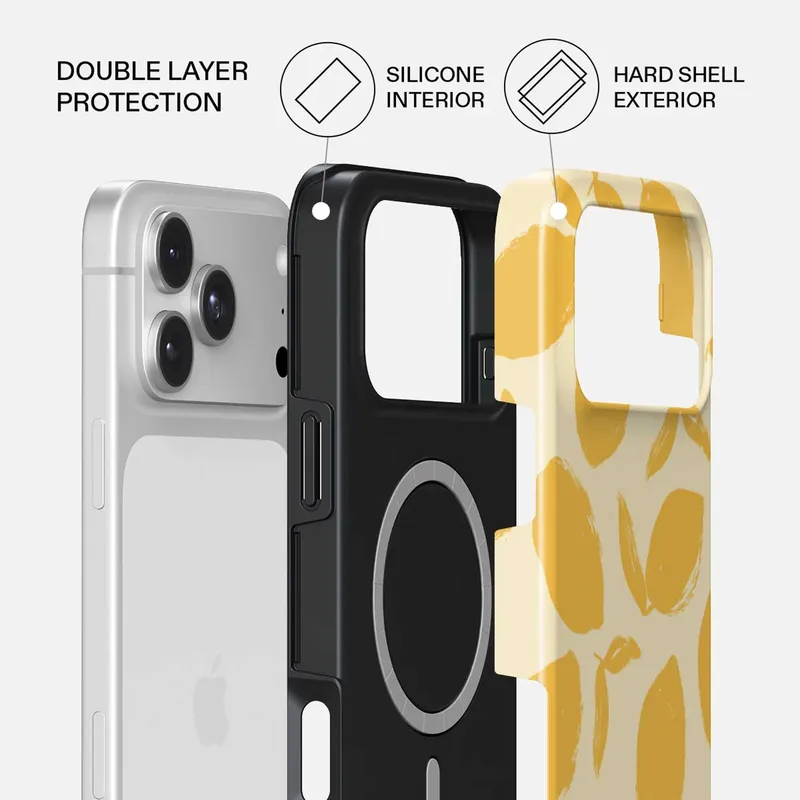 Burga Lemon Tart - Apple iPhone 18 Pro Max Tough MagSafe Skyddsskal - 5747959