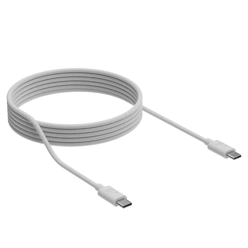 Xtorm Go2 GRS USB-C/C PD kabel 100W 1m Vit - 9510020