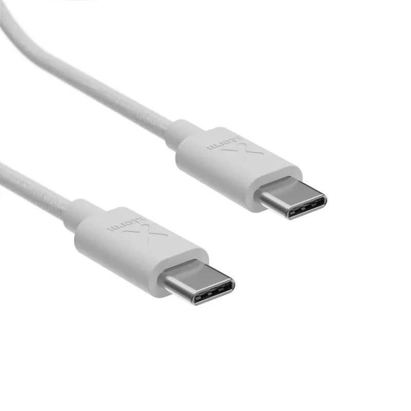 Xtorm Go2 GRS USB-C/C PD kabel 100W 1m Vit - 9510020