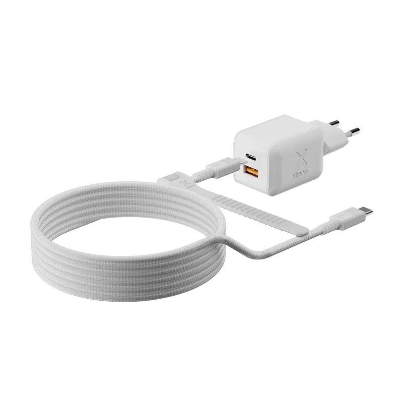 Xtorm 70W GaN3 NextGen Hemladdare USB-C/C/A GRS Vit - 9510374