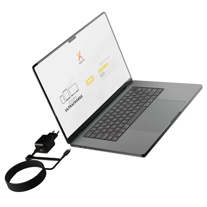 Xtorm 70W GaN3 NextGen Hemladdare USB-C/C/A GRS Svart - 9510375