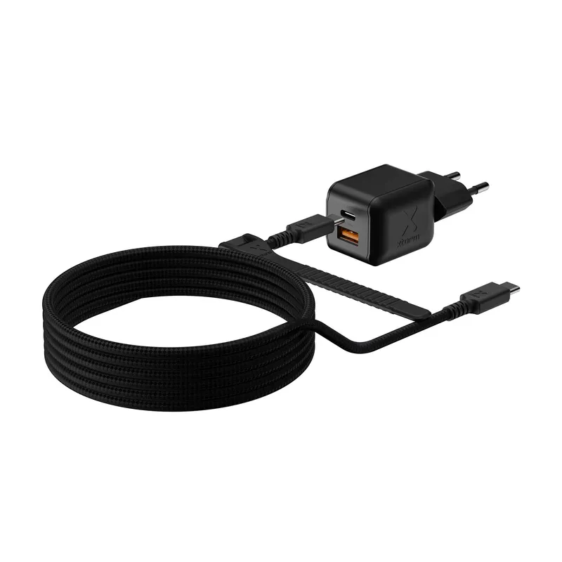 Xtorm 45W GaN3 NextGen Hemladdare USB-C/A GRS Svart - 9510373