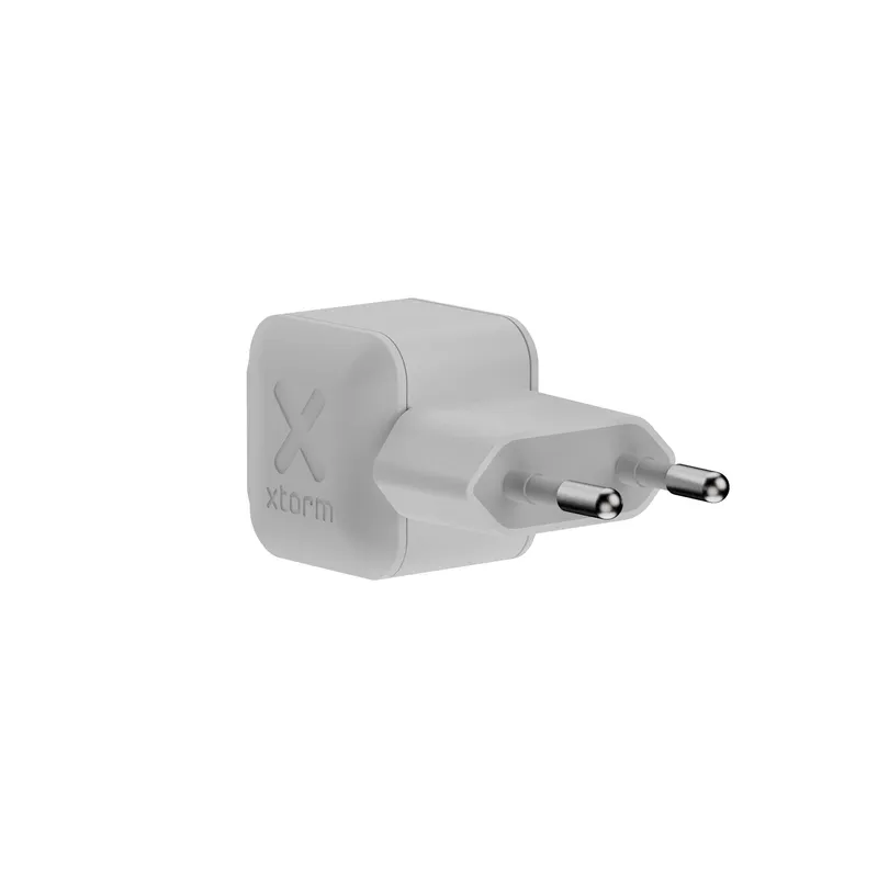 Xtorm 25W GaN3 NextGen Hemladdare USB-C/A GRS Vit - 9510370