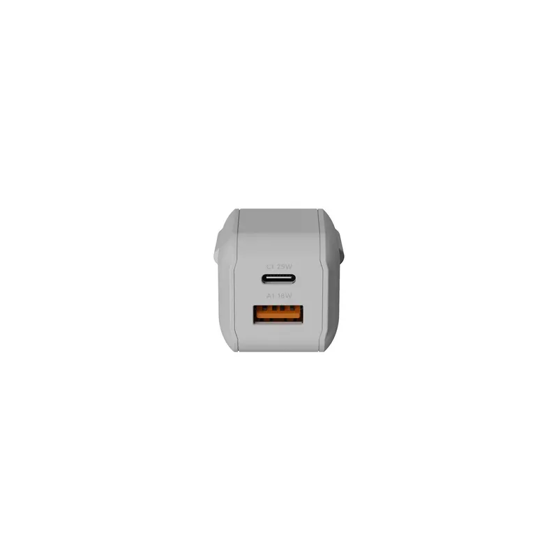 Xtorm 25W GaN3 NextGen Hemladdare USB-C/A GRS Vit - 9510370