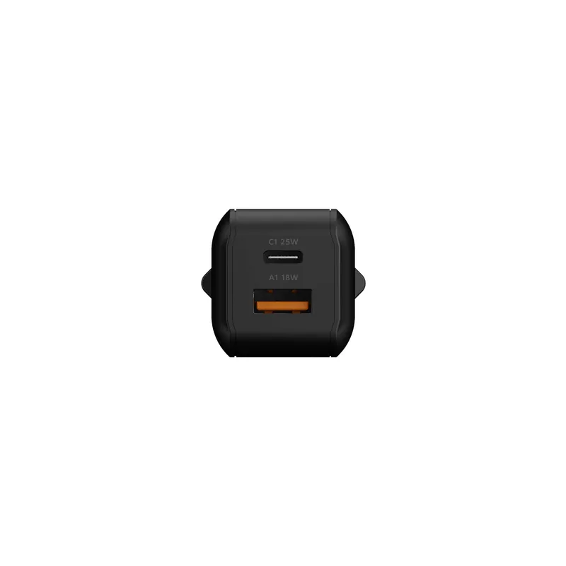 Xtorm 25W GaN3 NextGen Hemladdare USB-C/A GRS Svart - 9510371