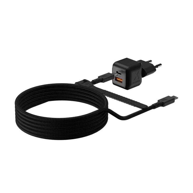 Xtorm 25W GaN3 NextGen Hemladdare USB-C/A GRS Svart - 9510371