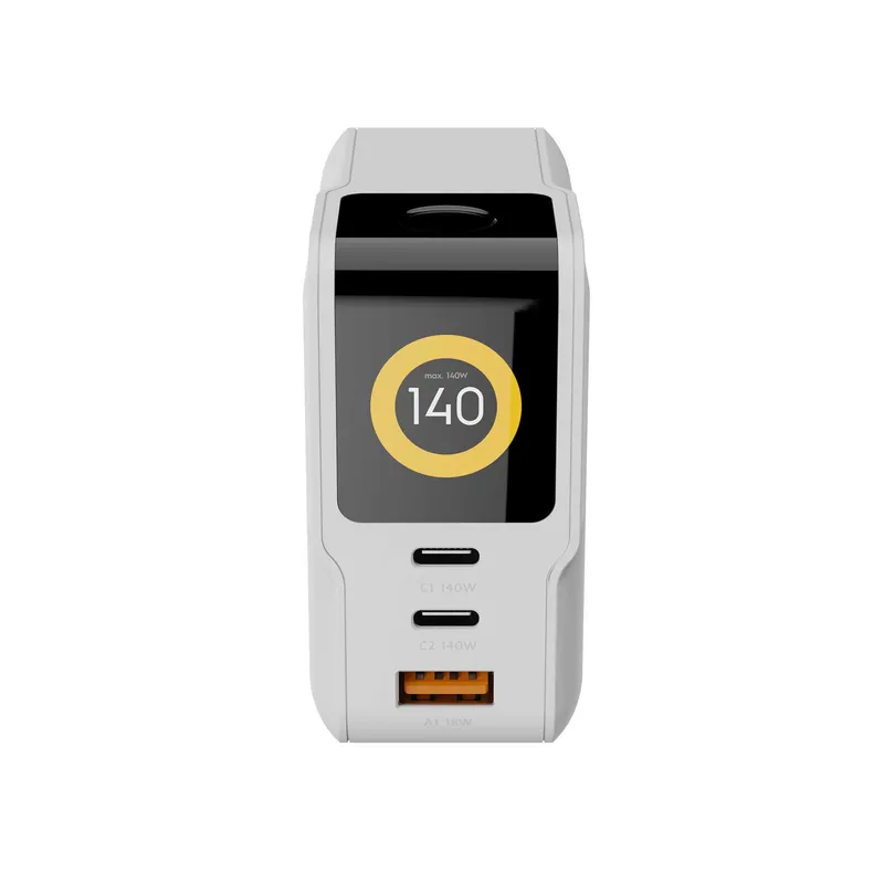 Xtorm 140W GaN3 NextGen Hemladdare USB-C/C/A GRS Vit - 9510376