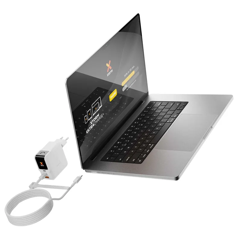 Xtorm 140W GaN3 NextGen Hemladdare USB-C/C/A GRS Vit - 9510376