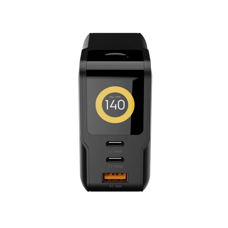 Xtorm 140W GaN3 NextGen Hemladdare USB-C/C/A GRS Svart - 9510377