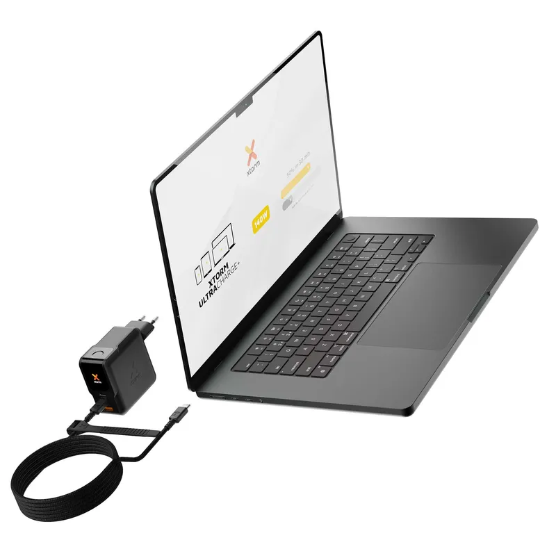 Xtorm 140W GaN3 NextGen Hemladdare USB-C/C/A GRS Svart - 9510377