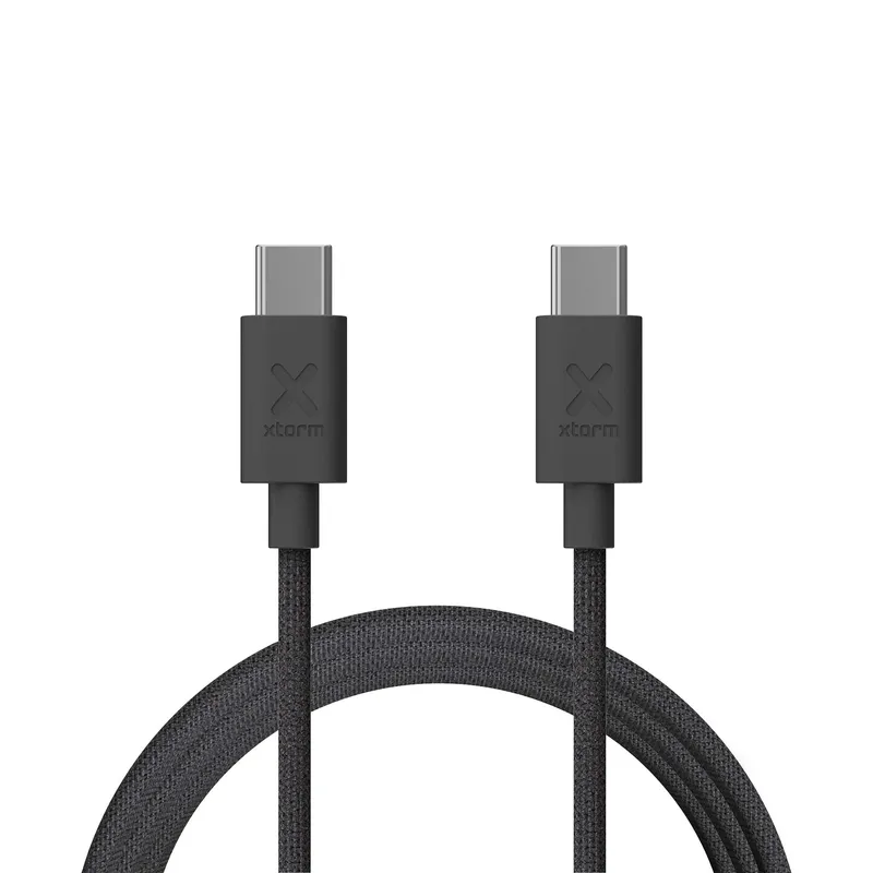 Xtorm Go2 GRS USB-C/C PD kabel 100W 1m Svart - 9510021