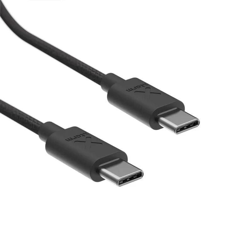 Xtorm Go2 GRS USB-C/C PD kabel 100W 1m Svart - 9510021