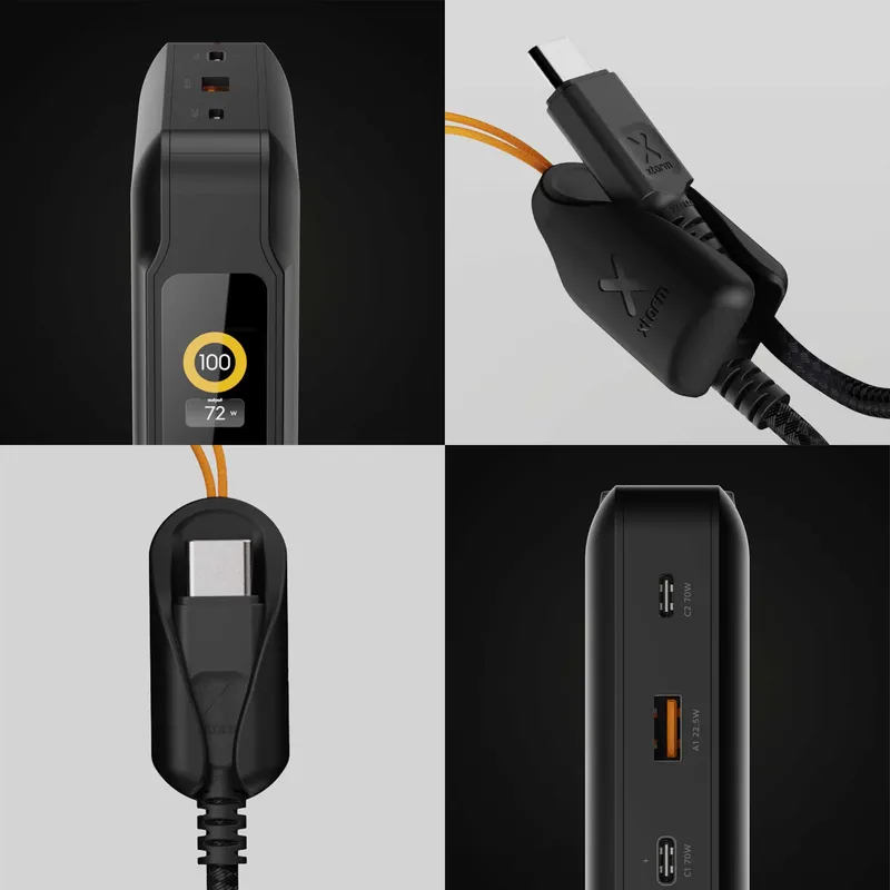 Xtorm GRS NextGen Power Bank 70W 45.000mAh USB-C/C/A Svart - 9510368