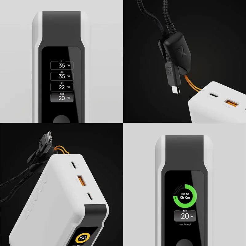 Xtorm GRS NextGen Power Bank 35W 20.000mAh USB-C/C/A Vit - 9510359