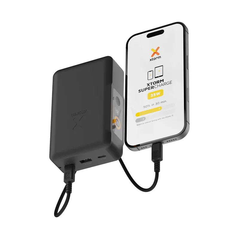 Xtorm GRS NextGen Power Bank 35W 20.000mAh USB-C/C/A Svart - 9510360