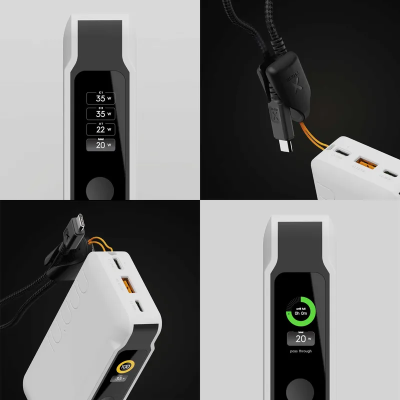 Xtorm GRS NextGen Power Bank 35W 10.000mAh USB-C/C/A Vit - 9510356