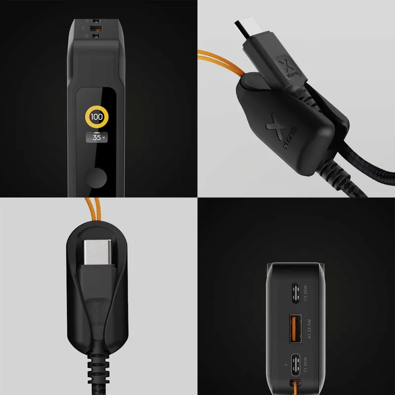 Xtorm GRS NextGen Power Bank 35W 10.000mAh USB-C/C/A Svart - 9510357