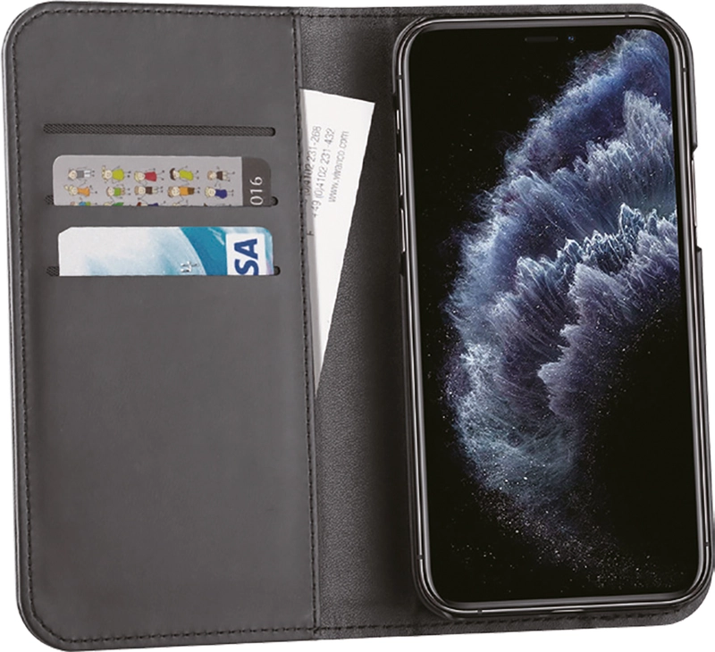 Vivanco Classic Plånboksfodral iPhone 12 mini Svart - 2862157